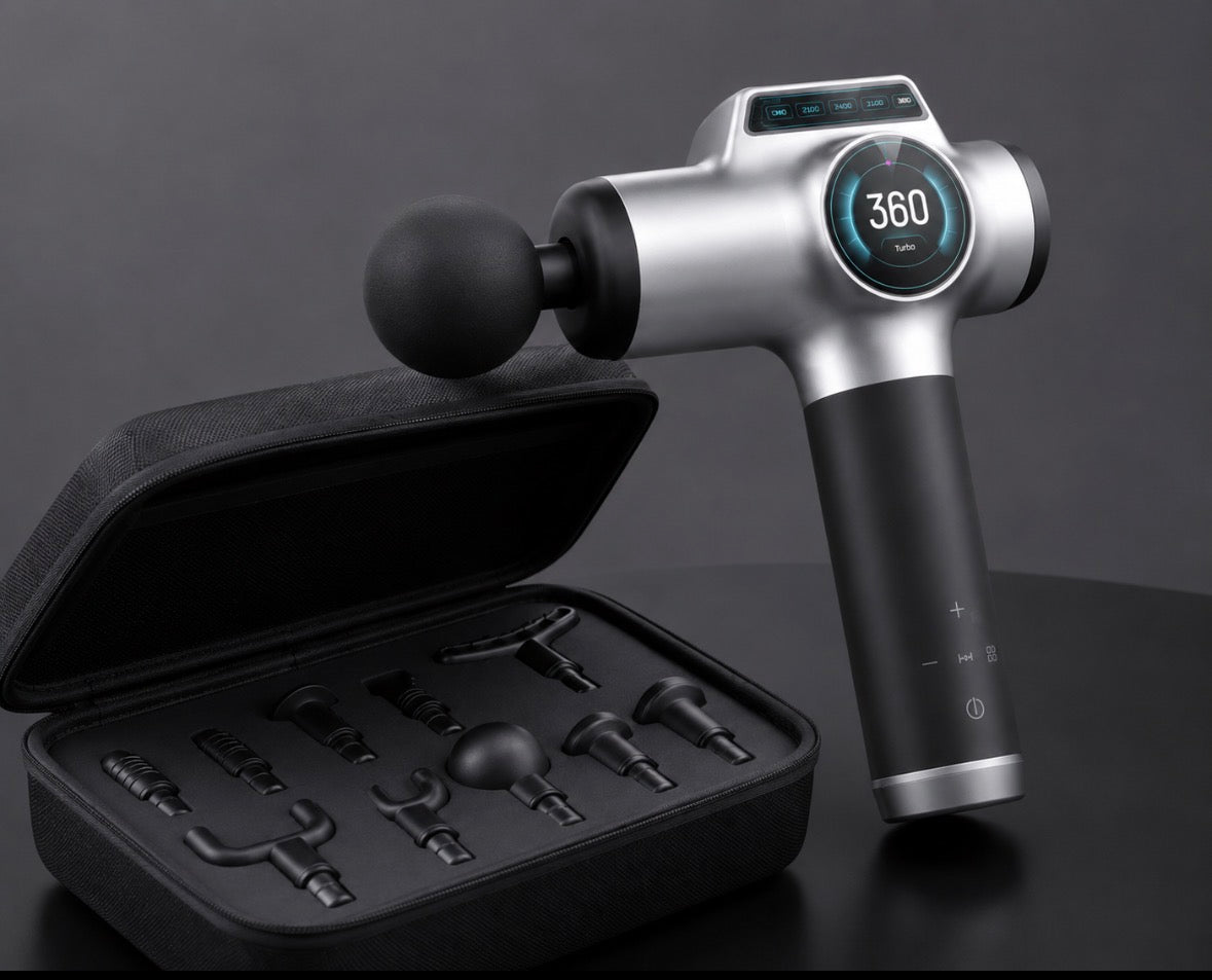 Pistolet de Massage Professionnel – 99 Vitesses – PulseRelax