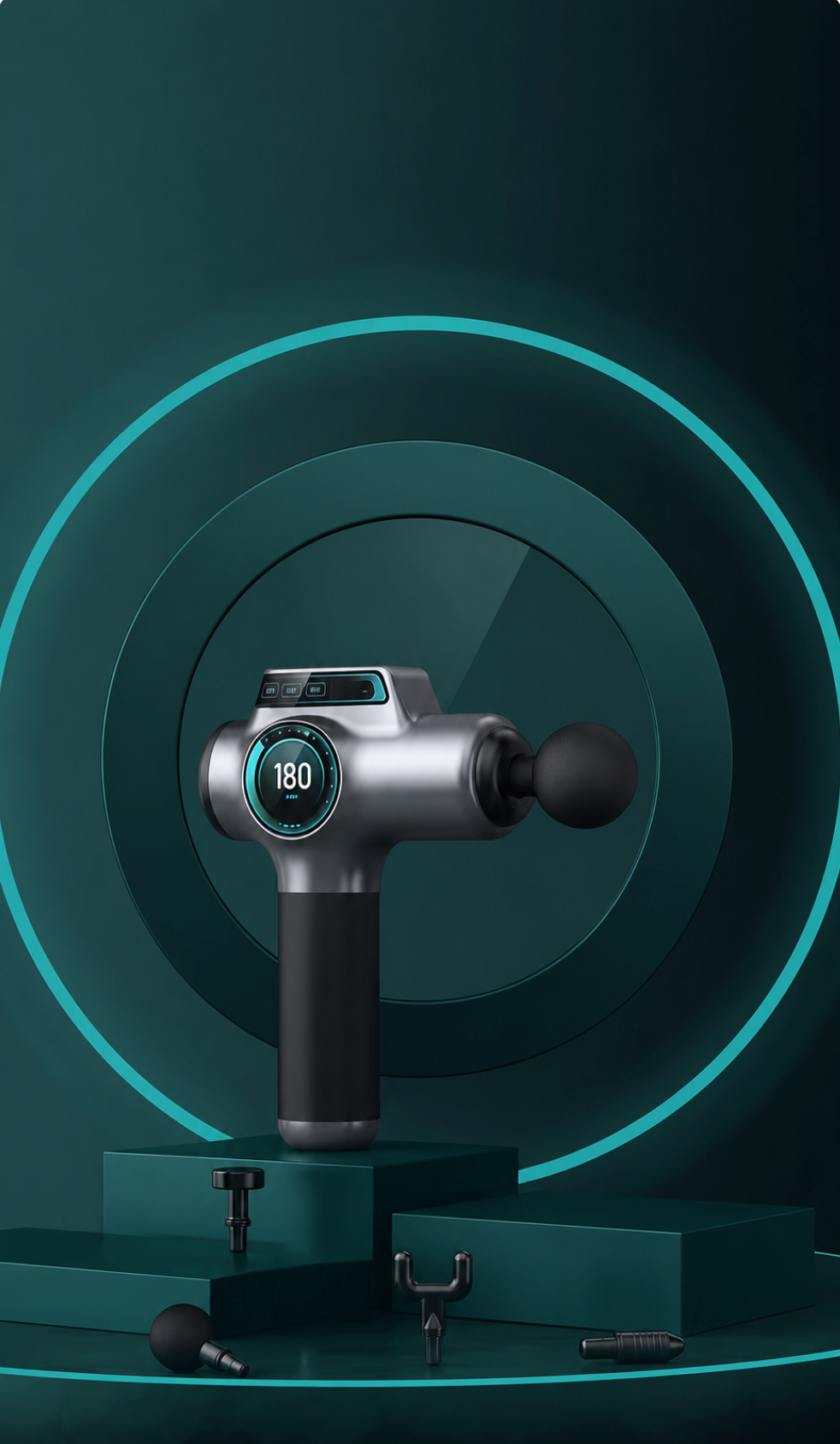 Pistolet de Massage Musculaire Professionnel – 99 Vitesses – Récupération Rapide PulseRelax