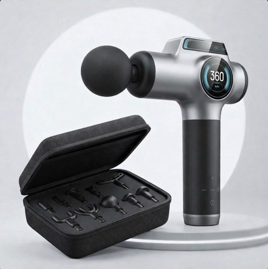 Pistolet de Massage Musculaire Professionnel – 99 Vitesses – Récupération Rapide PulseRelax